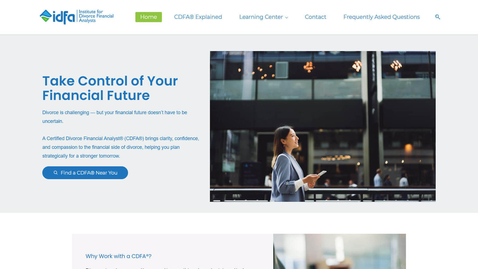 Institute for Divorce Financial Analysts Launches CDFA.com to Help the Public Find Financial Expertise During Divorce